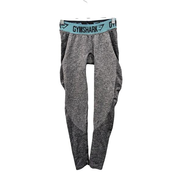 Gymshark Flex Dry Leggings Heather Gray Charcoal Size XS - Picture 1 of 5